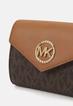 Кошелек GREENWICH TRIFOLD MICHAEL Michael Kors, коричневый