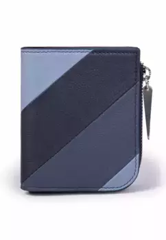 Кошелек GRETCHEN "Striped Purse", из итальянской яловой кожи, синий