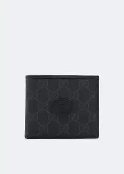 Кошелек GUCCI Interlocking G wallet , черный