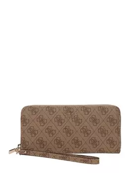 Кошелек GUESS BRENTON, цвет Brown/Light brown