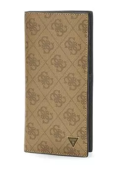 Кошелек GUESS MINI-PORTEMONNAIE LYON ECHTLEDER Guess, бежевый