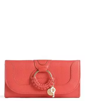 Кошелек Hana из зерненой козьей кожи See By Chlo, оранжевый