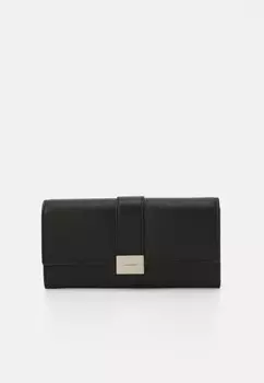 Кошелек HARDWARE SNAP LARGE WALLET Calvin Klein, черный