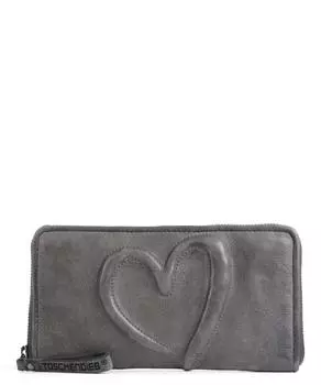 Кошелек Herzgasse 5 из зерненой кожи Taschendieb Wien, серый