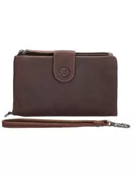 Кошелек HIDE & STITCHES, цвет braun - (b)17 x (h)10 x (t)2 cm