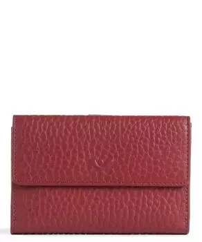 Кошелек Hirsch Brenna RFID из зерненой кожи Voi, красный