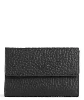 Кошелек Hirsch Brenna RFID из зерненой кожи Voi, черный