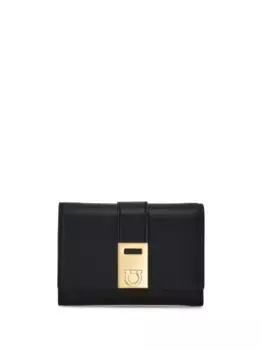 Кошелек Hug в двух тонах Ferragamo, черный