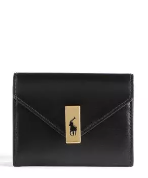 Кошелек ID Collection из мягкой яловой кожи Polo Ralph Lauren, черный