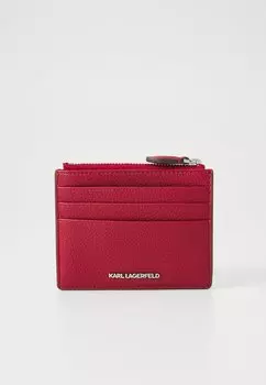 Кошелек IKON ZIP CARDHOLDER KARL LAGERFELD, красный