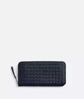 Кошелек Intrecciato пикколо на молнии Bottega Veneta