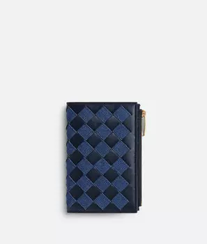 кошелек Intrecciato среднего размера, складывающийся в два раза Bottega Veneta
