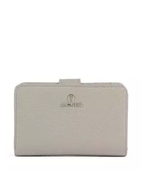 Кошелек Ivy из зернистой яловой кожи Aigner, бежевый