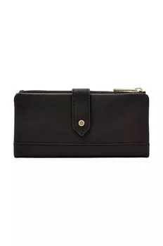 Кошелек из ископаемой кожи Fossil, черный