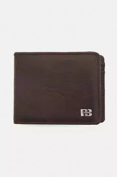 Кошелек из искусственной кожи Pull And Bear, коричневый