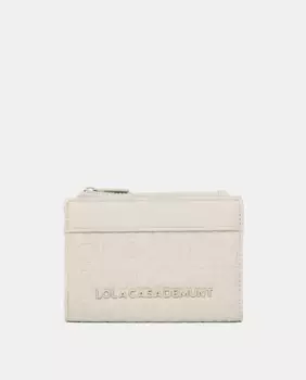 Кошелек из искусственной кожи с монограммой Lola Casademunt, цвет Crudo