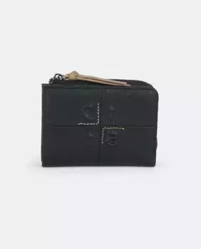 Кошелек из искусственной кожи в шахматном порядке Caminatta, цвет Negro