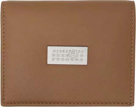Кошелек из коричневой кожи MM6 Maison Margiela