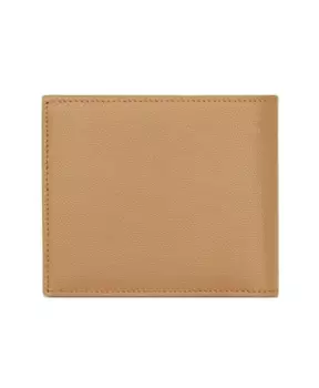 Кошелек из кожи Grain de Poudre с логотипом Saint Laurent, белый