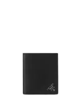 Кошелек из кожи Saffiano Prada, черный