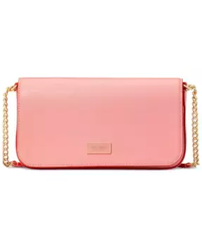 Кошелек из кожи Serena Pop Trim Chain kate spade new york, оранжевый