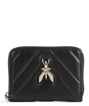 Кошелек из мелкозернистой кожи Patrizia Pepe, черный