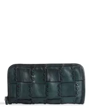 Кошелек из мелкозернистой яловой кожи. Campomaggi, синий