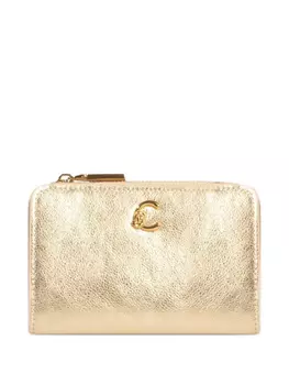 Кошелек из металлизированной кожи Coccinelle, золотой