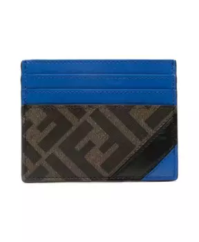 Кошелек из парусины с фирменным узором в виде монограмм Fendi, мультиколор