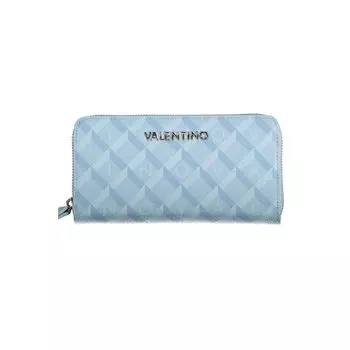 Кошелек из полиэтилена голубого цвета Valentino Bags