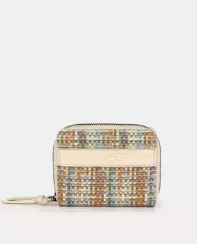 Кошелек из рафии с гравировкой натурального цвета Caminatta, бежевый