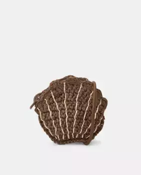 Кошелек из ракушек Jo & Mr. Joe, коричневый