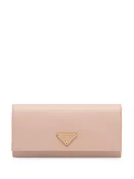 Кошелек из сафьяновой кожи Prada, розовый