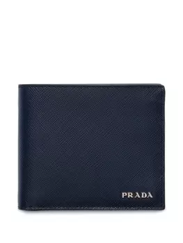 Кошелек из сафьяновой кожи Prada, синий