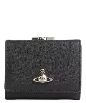 Кошелек из сафьяновой яловой кожи Vivienne Westwood, черный
