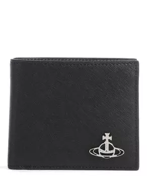 Кошелек из сафьяновой яловой кожи Vivienne Westwood, черный