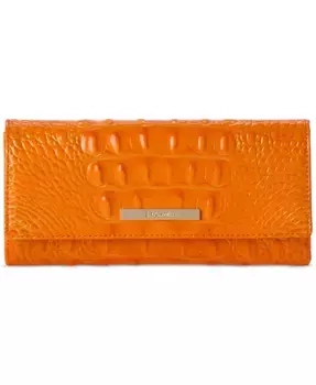 Кошелек из тисненой кожи Cordelia Brahmin, оранжевый