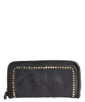 Кошелек из воловьей кожи Campomaggi, черный