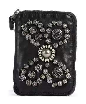 Кошелек из воловьей кожи Campomaggi, черный