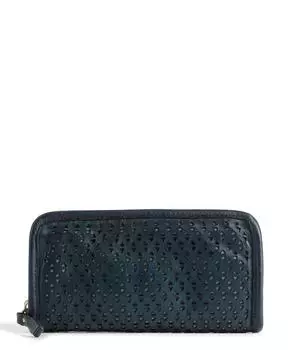 Кошелек из воловьей кожи Campomaggi, синий