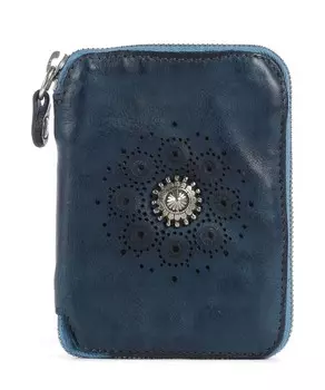 Кошелек из воловьей кожи Campomaggi, синий