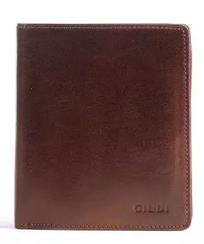 Кошелек из воловьей кожи Giudi, коричневый