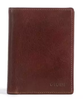 Кошелек из воловьей кожи Giudi, коричневый