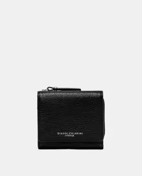 Кошелек из зерненой кожи Gianni Chiarini, черный