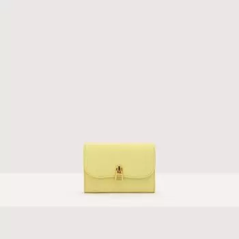 Кошелек из зерненой кожи среднего размера Coccinelle MAGIE, зеленый