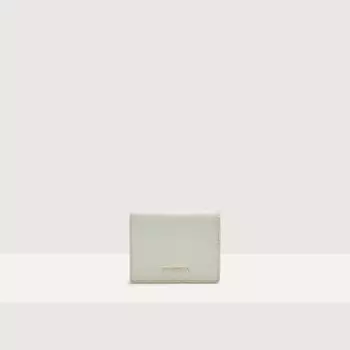 Кошелек из зерненой кожи среднего размера Coccinelle METALLIC SOFT, зеленый