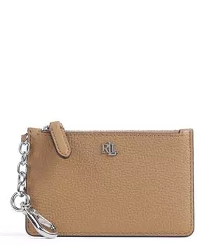 Кошелек из зерненой яловой кожи Lauren Ralph Lauren, коричневый