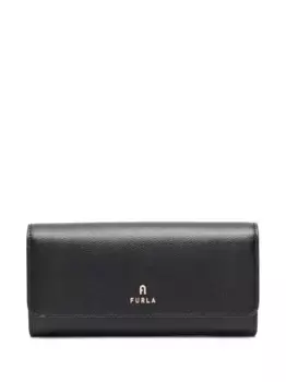 Кошелек из зернистой кожи Furla, черный
