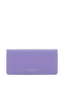Кошелек из зернистой кожи GIANNI CHIARINI, фиолетовый