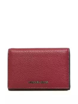 Кошелек из зернистой кожи MICHAEL KORS, красный